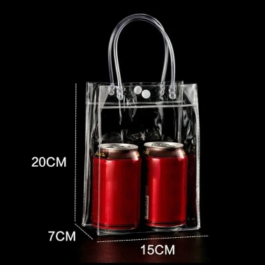 Túi xách tay PVC trong suốt dung tích lớn, túi quà, du lịch, leo núi, mua sắm, chỉ 205.700 VND 9