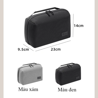 Túi xách tay RPET đựng phụ kiện điện tử - Bảo vệ thiết bị & cáp dữ liệu, chỉ 150.000đ 5