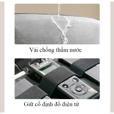 Túi xách tay RPET đựng phụ kiện điện tử - Bảo vệ thiết bị & cáp dữ liệu, chỉ 150.000đ 8