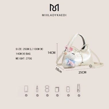 Túi xách thời trang MIXLADYKAEDI Hàn Quốc nữ công sở sang trọng đa năng giảm giá