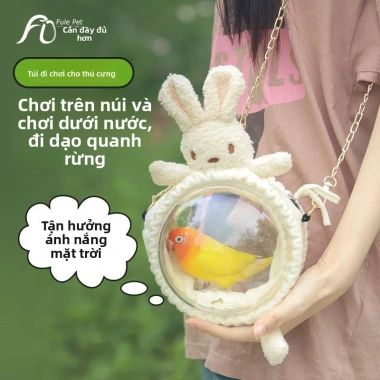 Túi Xách Thú Cưng Ba Lô Vẹt, Chuột Hamster, Sóc, Nhím, Chinchilla, Thỏ - Giá 231.647 VND