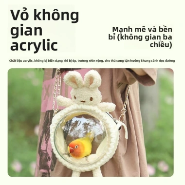 Túi Xách Thú Cưng Ba Lô Vẹt, Chuột Hamster, Sóc, Nhím, Chinchilla, Thỏ - Giá 231.647 VND 4 Túi Xách Thú Cưng Ba Lô Vẹt, Chuột Hamster, Sóc, Nhím, Chinchilla, Thỏ - Giá 231.647 VND 4