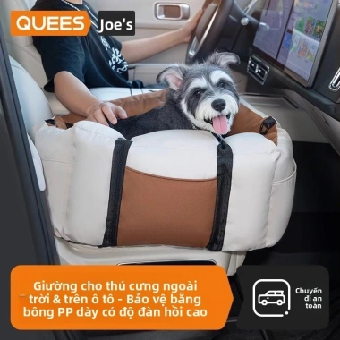 Túi xách thú cưng Joe - Ghế an toàn, giường cho chó, thảm ô tô, túi du lịch ô tô, giá ưu đãi 1.213.100₫ Túi xách thú cưng Joe - Ghế an toàn, giường cho chó, thảm ô tô, túi du lịch ô tô, giá ưu đãi 1.213.100₫