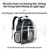 Túi xách thú cưng trong suốt ngoài trời, hộp mèo và ba lô tích hợp, giá 97.527 VND 6
