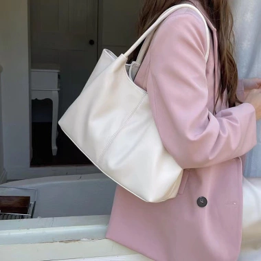 Túi xách tote da PU mềm, túi đeo vai nữ thời trang Hàn Quốc - Giá chỉ 95.000₫