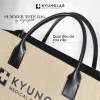 Túi xách tote KYUNGLAB Canvas Cói Vintage size to, khóa kéo tiện lợi 125k VND 5