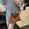 Túi xách tote nữ da lộn cổ điển đa màu - thiết kế công sở H505 giảm giá 115k 2