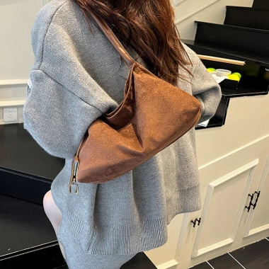 Túi xách tote nữ da lộn cổ điển đa màu - thiết kế công sở H505 giảm giá 115k
