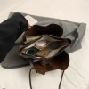 Túi xách tote nữ da PU công sở 3 ngăn kèm charm thanh lịch - Giá 139k 7