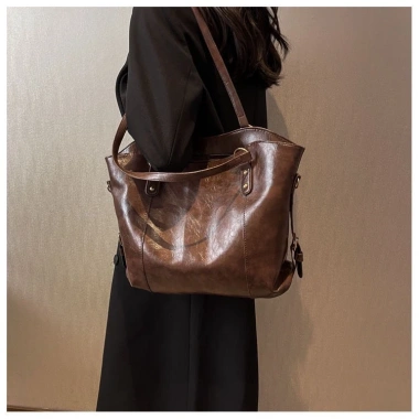 Túi xách tote nữ H295, sức chứa lớn, thiết kế trẻ trung, tối giản, công sở