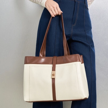 Túi xách tote nữ Ichi Bag PARAMI công sở, đựng laptop 14inch A4, giảm còn 400.000₫ 2
