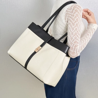 Túi xách tote nữ Ichi Bag PARAMI công sở, đựng laptop 14inch A4, giảm còn 400.000₫ 4