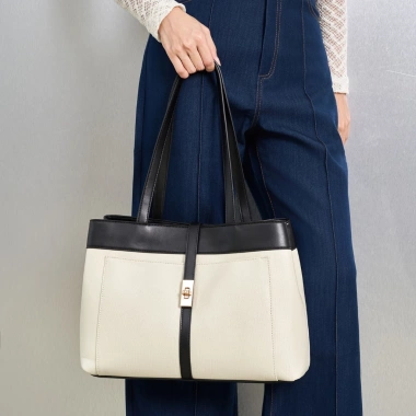 Túi xách tote nữ Ichi Bag PARAMI công sở, đựng laptop 14inch A4, giảm còn 400.000₫ 5
