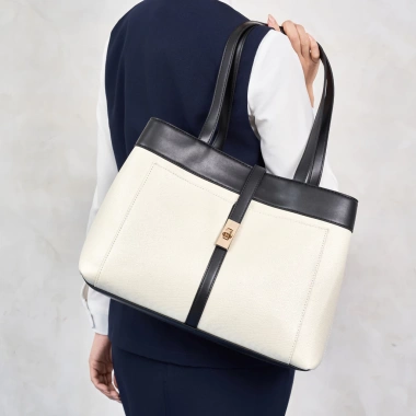 Túi xách tote nữ Ichi Bag PARAMI công sở, đựng laptop 14inch A4, giảm còn 400.000₫ 7