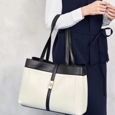 Túi xách tote nữ Ichi Bag PARAMI công sở, đựng laptop 14inch A4, giảm còn 400.000₫ 8