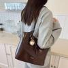 Túi xách Tote nữ sức chứa lớn thiết kế Retro đơn giản, thời trang công sở H455 giá 129.000₫ 5