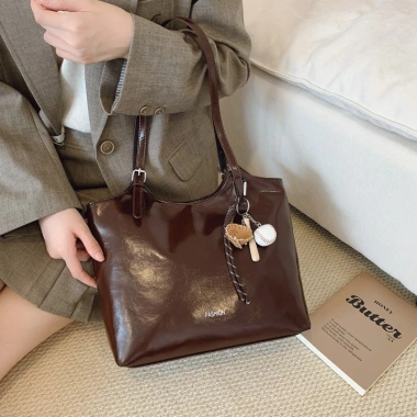 Túi xách Tote nữ sức chứa lớn thiết kế Retro đơn giản, thời trang công sở H455 giá 129.000₫