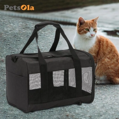 Túi xách tote PETSOLA mềm nhỏ gọn, điều chỉnh linh hoạt đựng thú cưng, giá chỉ 179.300₫