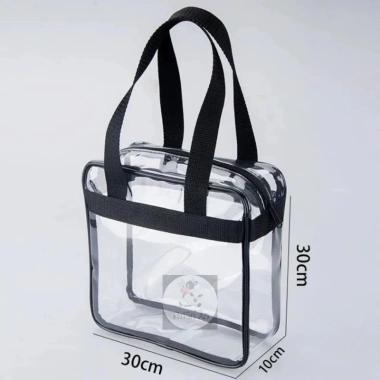 Túi xách trong suốt đựng mỹ phẩm trang điểm 2 quai tiện lợi Giá 72.000đ 8