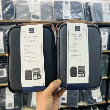 Túi xách WIWU Pouch - Đựng phụ kiện, nhiều ngăn sạc, cáp, chuột, pin dự phòng - Giá 229.000đ