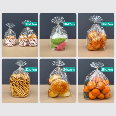 Túi Xếp Đáy 1kg Đựng Bánh Kẹo, Túi Đáy Vuông Trong Suốt Nhiều Size - Giá 115.000