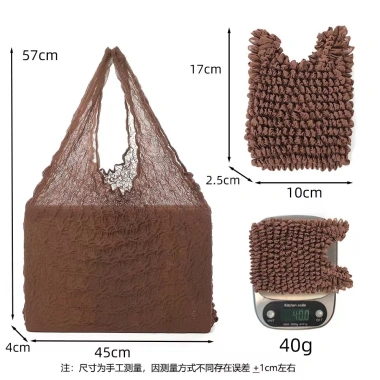 Túi xếp ly co giãn Accordion - Cầm tay gập lại, di động, tái sử dụng, dung lượng lớn, màu trơn, chỉ 52.332 VND 10