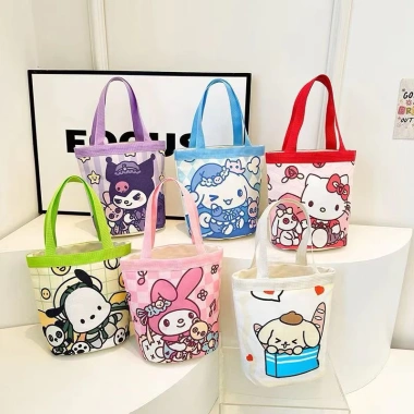 Túi xô đựng ly, bình nước 20x17cm dung tích lớn - Túi xách nữ giảm giá 30,500₫