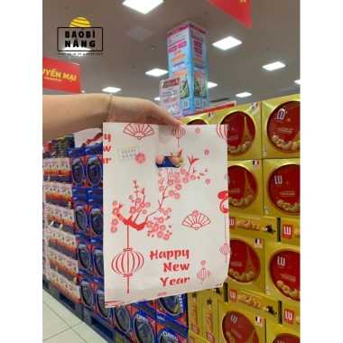 Túi Xốp In Hình Đựng Quà Tết, Bánh Kẹo, Quần Áo - Giá 25.000, Chất Lượng Cao 3