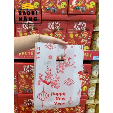Túi Xốp In Hình Đựng Quà Tết, Bánh Kẹo, Quần Áo - Giá 25.000, Chất Lượng Cao 4