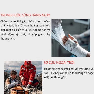 Túi y tế cá nhân 17 món Khẩn Cấp - Bộ First Aid Kit đầy đủ, giá ưu đãi 185.000₫ 5 Túi y tế cá nhân 17 món Khẩn Cấp - Bộ First Aid Kit đầy đủ, giá ưu đãi 185.000₫ 5