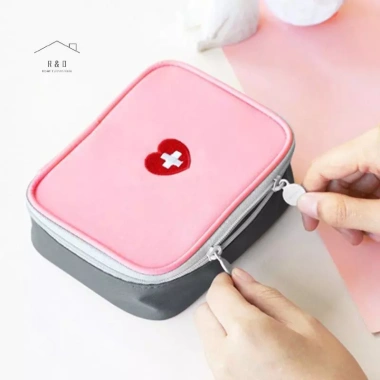Túi Y tế Khẩn Cấp Di Động 1 Túi - Hộp Sơ Cứu Gia Đình, Du Lịch, Cắm Trại - Bộ Mới