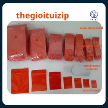 Túi Zip 100c Đỏ Đựng Đồ Nhỏ Tiện Dụng - Size VietBuy Giá Chỉ 60.000 VND