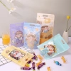 Túi zip đa dạng họa tiết 15.5x22.5x6 cm - Đựng bánh kẹo, trà, hoa, giảm giá 63k 7