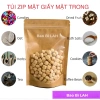 Túi Zip Giấy Kraft 1KG Đáy Đứng, Mặt Trong Mặt Giấy, Cán Màng Chống Thấm Nước - Đựng Thực Phẩm, Giá 150.000 VND 3