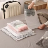 Túi Zip lụa mờ khóa kéo cho mẹ đi sinh - Đựng quần áo, giày dép, giá 4.500₫ - Bé Bơ Store 4