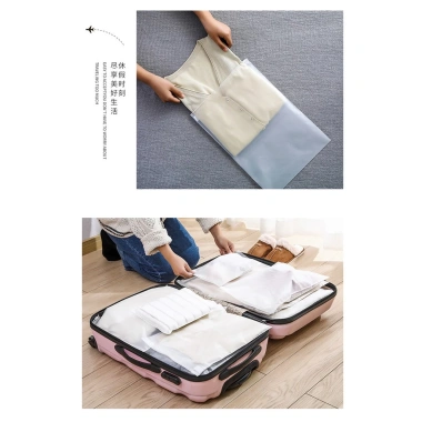 Túi Zip lụa mờ khóa kéo cho mẹ đi sinh - Đựng quần áo, giày dép, giá 4.500₫ - Bé Bơ Store