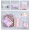 Túi Zip lụa mờ khóa kéo cho mẹ đi sinh - Đựng quần áo, giày dép, giá 4.500₫ - Bé Bơ Store 6