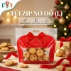 Túi Zip To 50 Túi Bánh Mì Sandwich, Quà Tết, Bánh Kẹo Nơ Đỏ - Giá 130k