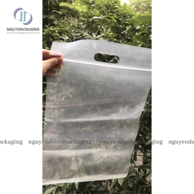Túi zipper 1kg hột xoài, quai xách thời trang, không lỗ thông hơi - 75.000₫ 2