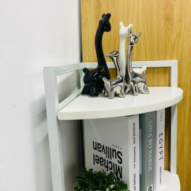 Tủ/kệ góc sắt sơn tĩnh điện đa năng - Decor phòng khách, ngủ, bếp, giá 350.000₫