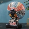 Tượng bán thân phụ nữ châu Phi - Đồ trang trí cho kệ, bàn, màn hình, giảm 20% 6