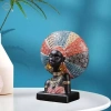 Tượng bán thân phụ nữ châu Phi - Đồ trang trí cho kệ, bàn, màn hình, giảm 20% 7