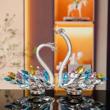 Tượng cặp Thiên Nga Pha Lê Sang Trọng Decor nhà cửa, quà tân gia, kèm hộp quà, 329.000đ 10 Tượng cặp Thiên Nga Pha Lê Sang Trọng Decor nhà cửa, quà tân gia, kèm hộp quà, 329.000đ 10