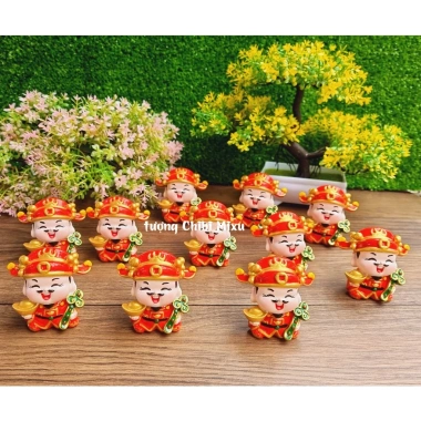 Tượng chibi Thần Tài Như Ý Cát Tường 6cm cao cấp - Giá chỉ 50.000đ giảm từ 64.500đ