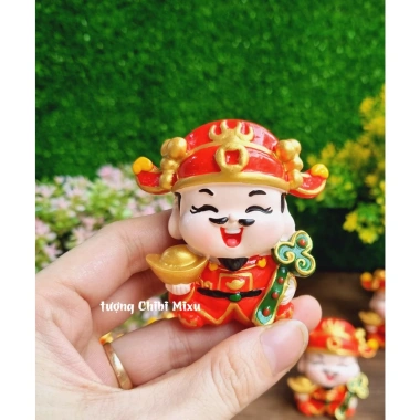 Tượng chibi Thần Tài Như Ý Cát Tường 6cm cao cấp - Giá chỉ 50.000đ giảm từ 64.500đ
