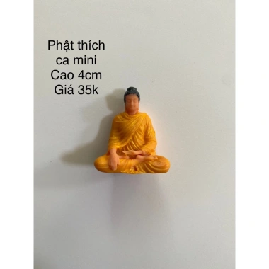 Tượng Chú Tiểu Mini Trang Trí Bể Cá - Phụ Kiện Tiểu Cảnh, Thuỷ Sinh, Sân Vườn, Non Bộ Giá Chỉ 11.999đ 2
