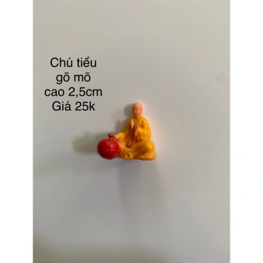 Tượng Chú Tiểu Mini Trang Trí Bể Cá - Phụ Kiện Tiểu Cảnh, Thuỷ Sinh, Sân Vườn, Non Bộ Giá Chỉ 11.999đ 6