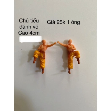 Tượng Chú Tiểu Mini Trang Trí Bể Cá - Phụ Kiện Tiểu Cảnh, Thuỷ Sinh, Sân Vườn, Non Bộ Giá Chỉ 11.999đ 7