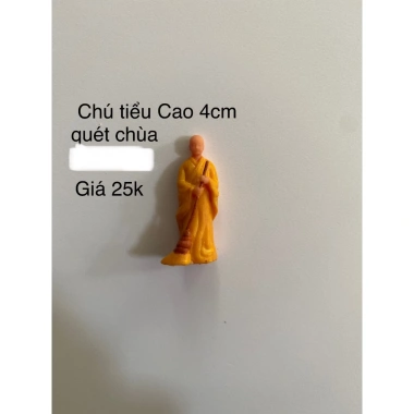 Tượng Chú Tiểu Mini Trang Trí Bể Cá - Phụ Kiện Tiểu Cảnh, Thuỷ Sinh, Sân Vườn, Non Bộ Giá Chỉ 11.999đ 9