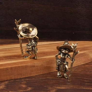 Tượng Đếch Phù Thủy NS Vintage Đồng Kim Loại Đặt Bàn Trang Trí Nhà và Ô Tô Giá 72.600₫